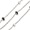 304 Stainless Steel Enamel Link Chains AJEW-Z028-09P-04-1