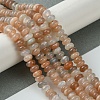 Natural Multi-Moonstone Beads Strands G-A092-F03-01-2