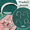 925 Sterling Silver Earring Hooks STER-PH0002-50-4