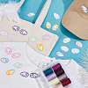 12Pcs Wing Polyester Embroidery Sew on Cloth Patches PATC-WH0008-188-4