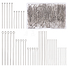 800Pcs 3 Style 304 Stainless Steel Pin STAS-PH0003-33-1