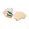 Graduation Season Alloy Enamel Pendants ENAM-V002-01E-KCG-2