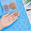 300Pcs 2 Style 304 Stainless Steel Earring Hooks STAS-SP0001-39-3