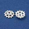 925 Sterling Silver Bead Caps STER-C007-04D-S-2