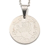Non-Tarnish Constellation Pendant Necklaces LS-NJEW-S422-04P-05-1