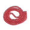 Acrylic Imitation Cat Eye Beads Strands OACR-Q197-01A-12-2
