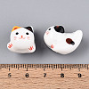 Handmade Porcelain Printed Beads PORC-T133-05-4