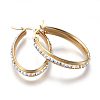 201 Stainless Steel Hoop Earrings LS-EJEW-A055-11G-1