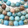 Natural Imperial Jasper Beads Strands G-A175B-8mm-03A-4