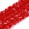 Opaque Glass Beads Strands GLAA-N019-4mm-02-1