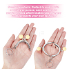   13Pcs 13 Color Iron Purse Frame Handle Keychain KEYC-PH0001-76P-3