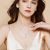 40Pcs 2 Style Shell Pearl Pendants PALLOY-CA00028-6