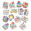 24Pcs 12 Styles Wood Pendants WOOD-FS0001-39-3