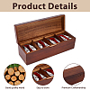 4 Grids Wooden drawer-Style Storage Boxes for Tea Bag CON-WH0088-48A-4