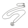 Non-Tarnish 304 Stainless Steel Ball Chain Necklaces NJEW-I126-10P-2