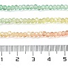 Transparent Painted Glass Beads Strands DGLA-A034-T1mm-A04-3