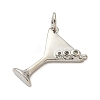 Brass Micro Pave Cubic Zirconia Pendants KK-Z120-57A-P-2