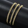 2.5MM Brass Curb Chain Necklaces for Women KK-CBA2293-12G-2
