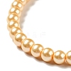 Eco-Friendly Dyed Glass Pearl Round Beads Strands HY-A002-4mm-RB072-3
