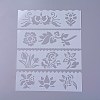 Plastic Kids Drawing Stencil Template DIY-P003-J04-1