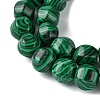 Synthetic Malachite Beads Strands G-H023-A05-01-4