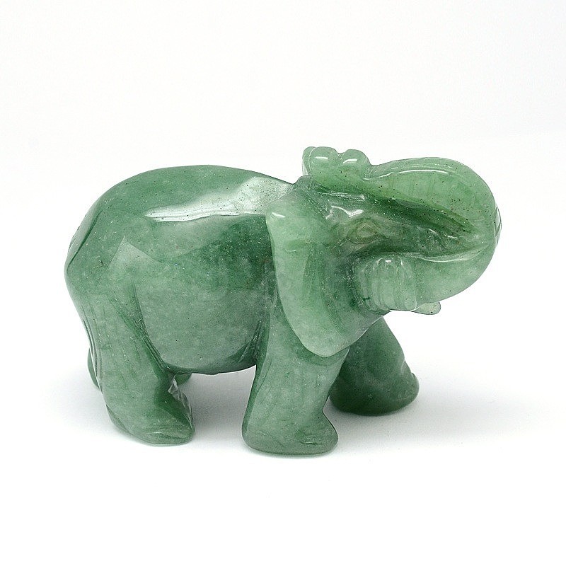 Wholesale Natural Green Aventurine 3D Elephant Home Display Decorations ...