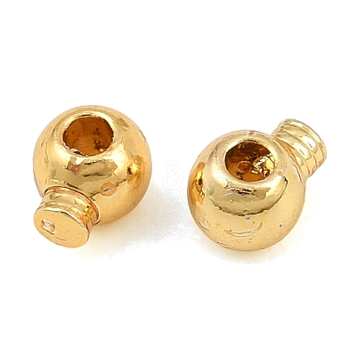 Brass Crimp Beads KK-CBA7BFE-02B-G-1