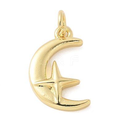 Brass Pendants KK-K298-11G-1