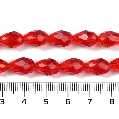 Transparent Glass Beads Strands EGLA-N013-T6mm-D12-1