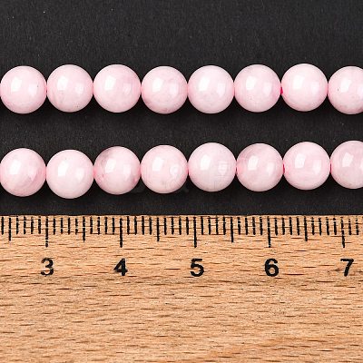 Natural Madagascar Rose Quartz Beads Strads X1-G-D655-6mm-1