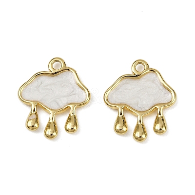 304 Stainless Steel Enamel Pendants STAS-L290-09G-1