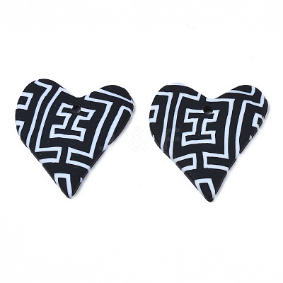 Handmade Polymer Clay Pendants CLAY-N010-045A-1