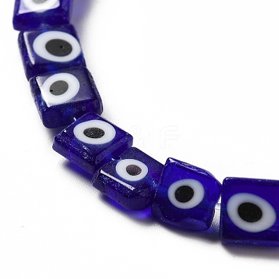 Handmade Evil Eye Lampwork Beads Strands LAMP-F026-02A-1