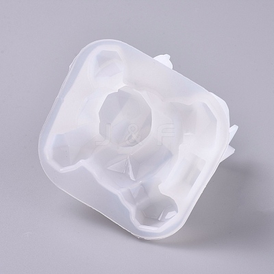 3D Bear Cell Phone Bracket Silicone Molds DIY-K017-01-1