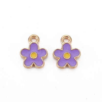 Alloy Enamel Charms ENAM-T016-14-RS-1