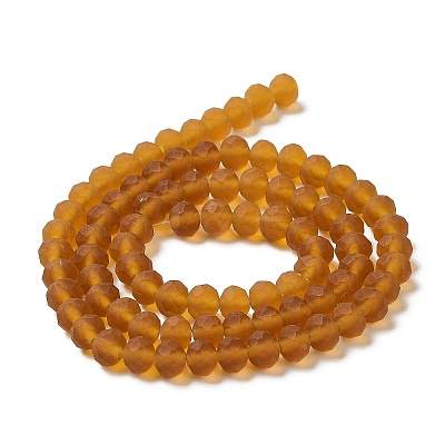 Transparent Glass Beads Strands EGLA-A034-T6mm-MD02-1