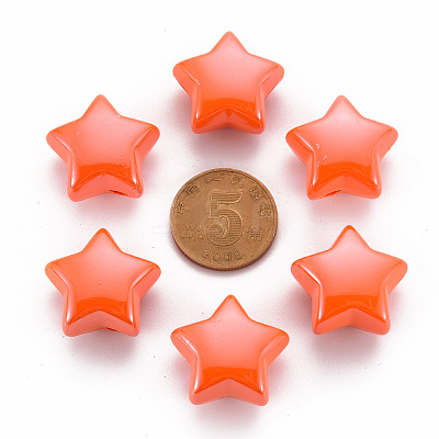 Opaque Acrylic Beads LS-MACR-S372-02B-84-1