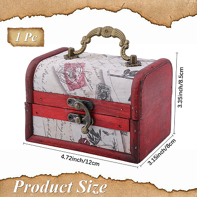 1Pc Wooden Portable Storage Boxes CON-CL0001-05A-1
