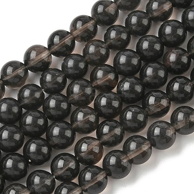 Natural Ice Obsidian Beads Strands X-G-P590-A03-8mm-02-1