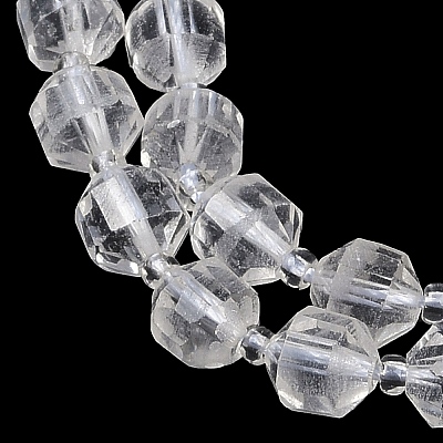 Natural Quartz Crystal Beads Strands G-O201B-103F-1