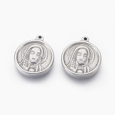 304 Stainless Steel Charms X-STAS-E444-15-1