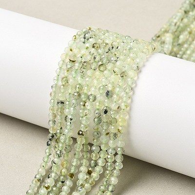 Natural Prehnite Beads Strand G-RM241221-B11-1