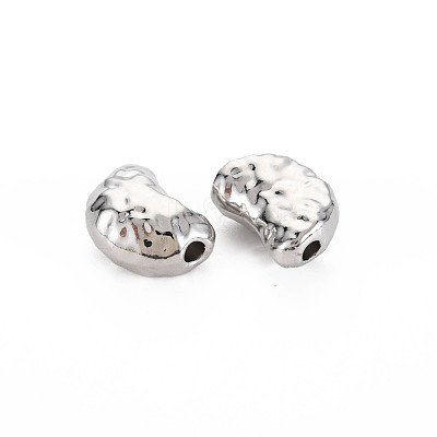 Rack Plating Alloy Beads PALLOY-S125-112P-1