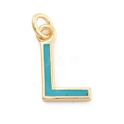 Rack Plating Brass Pendants KK-C065-03L-G-1