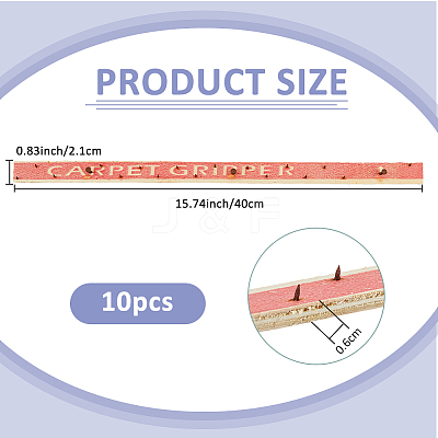 Plywood Nailing Strip for Carpet AJEW-WH0460-130-1