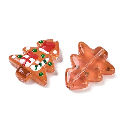 Christmas Theme Handmade Lampwork Beads LAMP-I027-07M-1