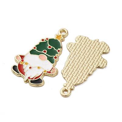 Christmas Alloy Enamel Pendants X-ENAM-V002-02J-G-1
