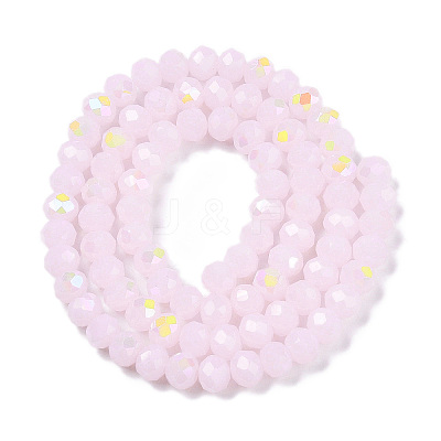 Electroplate Glass Beads Strands EGLA-A044-J6mm-L02-1