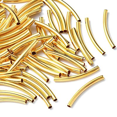 100Pcs Brass Tube Beads KK-YW0001-61-1