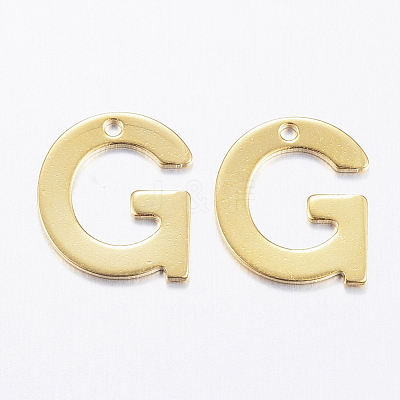 304 Stainless Steel Charms X-STAS-P141-G-1